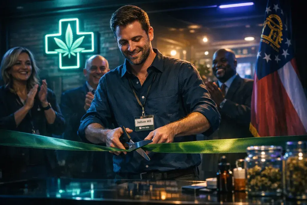 Crash Survivor Judson Hill Opens Georgia's First Medical Cannabis Dispensary in Athens