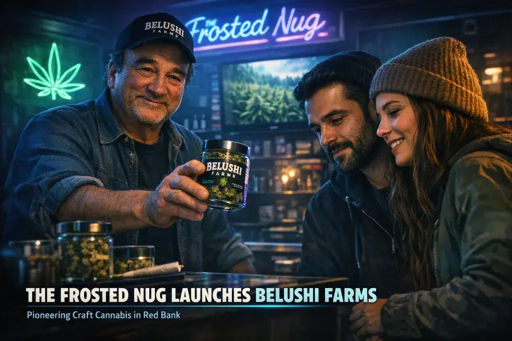 The Frosted Nug Launches Belushi Farms, Pioneering Craft Cannabis in Red Bank