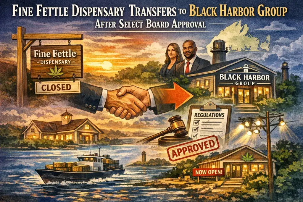 Fine Fettle Dispensary Transfers to Black Harbor Group After Select Board Approval