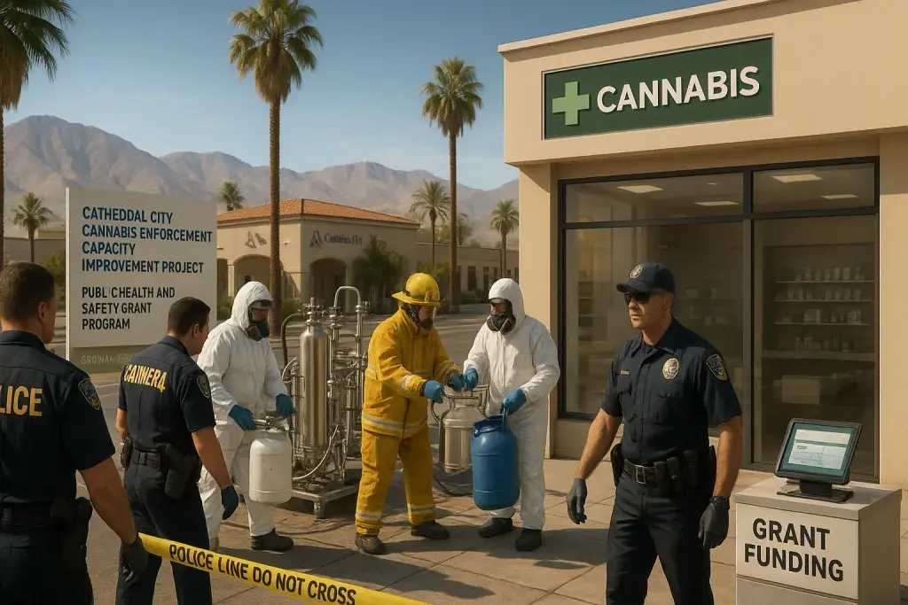 California Awards Cathedral City $4.5 Million to Fight Illegal Cannabis Operations