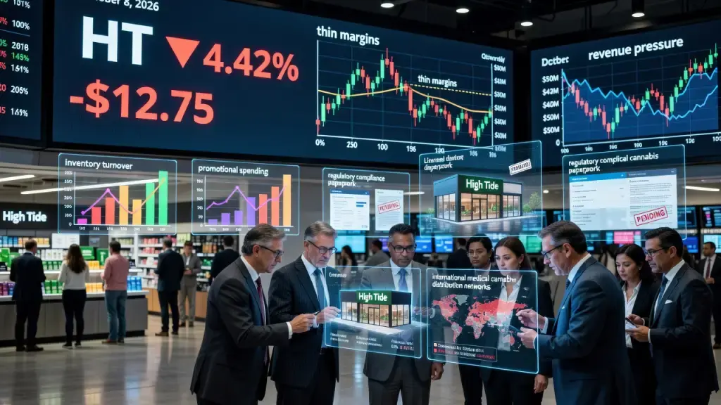 High Tide Shares Slide as Investors Weigh Cannabis Retail Risk