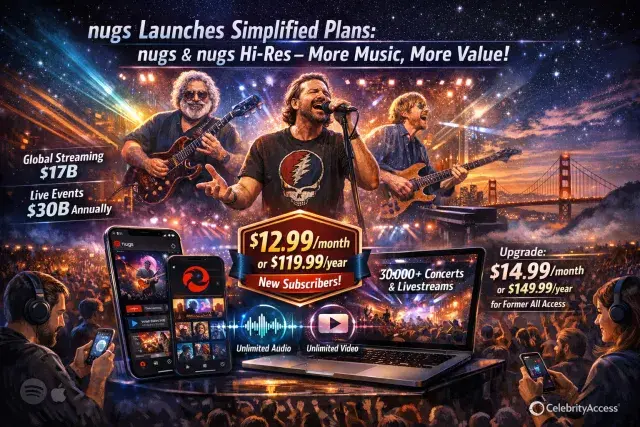 nugs Launches Simplified Subscription Plans with Attractive Welcome Offer