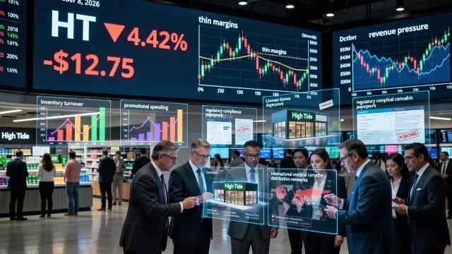 High Tide Shares Slide as Investors Weigh Cannabis Retail Risk