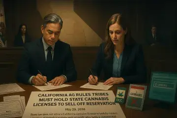 California AG Rules Tribes Must Hold State Cannabis Licenses to Sell Off Reservation