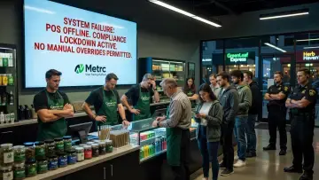 When Dispensary POS Systems Fail, Compliance Rules Block Backup Cash Sales